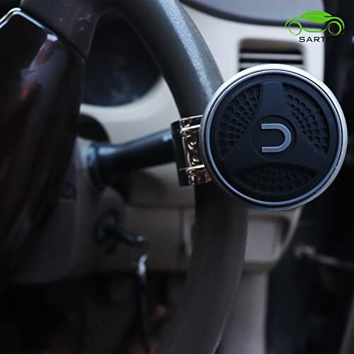 Sarte Sa04Kb4 Universal Car Steering Knob Wheels Spinner Knob, 360 Rotation Steering Wheel Knob, Car Power Handle Spinner (Random Design | Black)