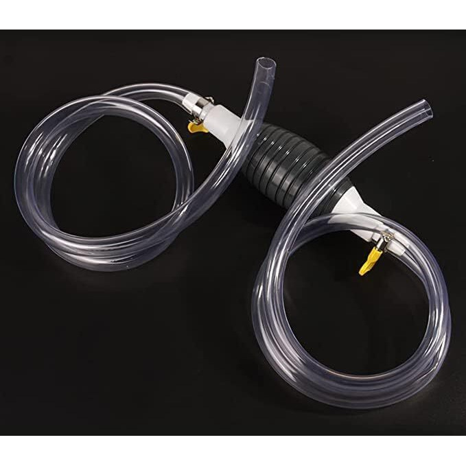 Xoxy Fuel Transfer Pump Kit Tank Sucker Newest High Flow Hand Pump Portable Manual Car Bike Fuel Transfer Pump | Liquid Pipe Siphon Tool For Petrol Diesel, Water, Oil Liquid Water Fish Tank (1 Miter)
