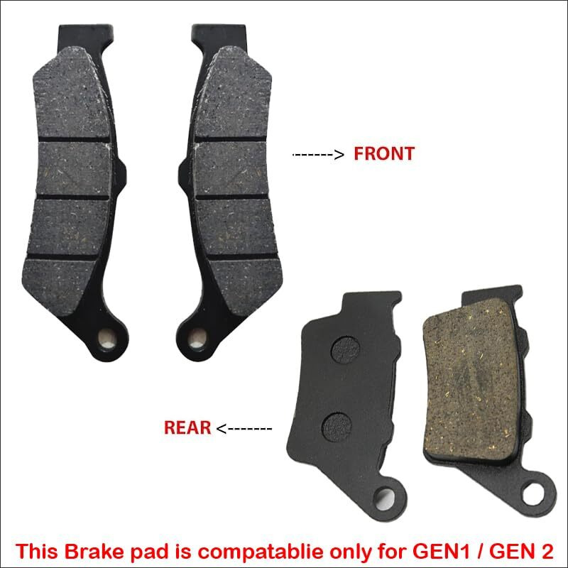 Trp Traders Combo Brake Discpad Compatible For Ather Electric Scooters Gen1 / Gen2 Only