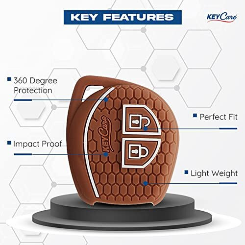 Keycare Silicone Key Cover & Keychain For Suzuki Jimny,Fronx,Swift,Dzire,Baleno,Eritga,Grand Vitara,Brezza,E-Vitara,Ciaz,Wagonr,Alto,Scross,Ignis 2B Remote Key(Black+Kc Mini Redblack )