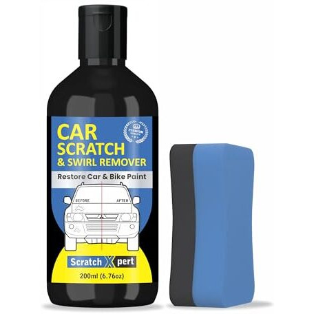 Speculo Car Body Scratch Remover And Repair Polishing Cream Kit With Sponge Cream Wax Body Compound Scratch Remover For Car And Bike (200Ml)