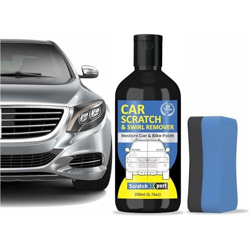 Speculo Car Body Scratch Remover And Repair Polishing Cream Kit With Sponge Cream Wax Body Compound Scratch Remover For Car And Bike (200Ml)