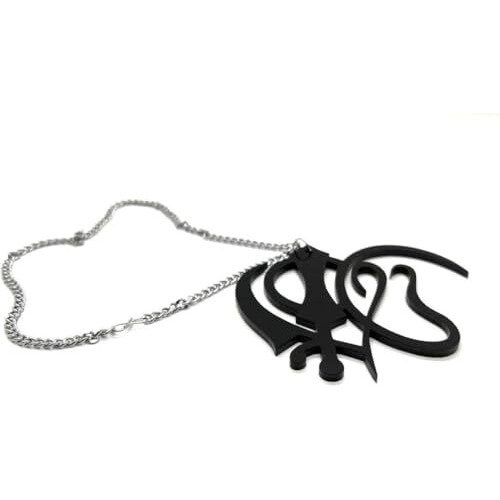 Khanda Ek Onkar Car Hanging Punjabi Accessory Made Of Acrylic Car Accessories, Rear View Mirror Punjabi Sikh Hanging Ornament, Punjabi Decor Gift For Punjabi Diwali Gift