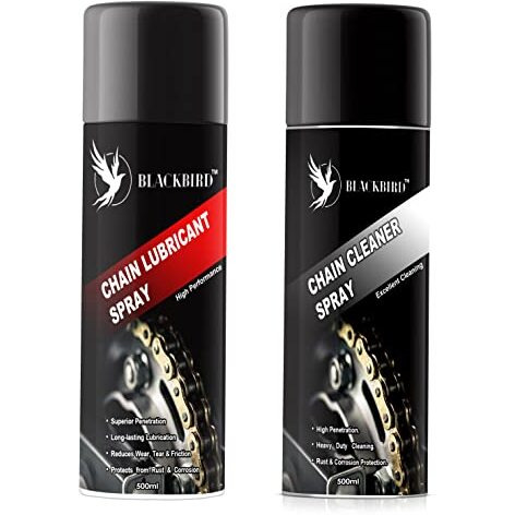 Blackbird Bike Chain Lube And Chain Cleaner Spray - 500 Ml | Bike Chain Lubricant | Bike Chain Cleaning Spray