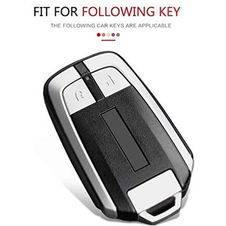 Jvcv Soft Tpu Transparent Cover Compatible With Isuzu Smart Key (Transparent Black)