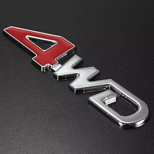 Incognito 4Wd Logo Sticker For All Cars, Metal (Silver)