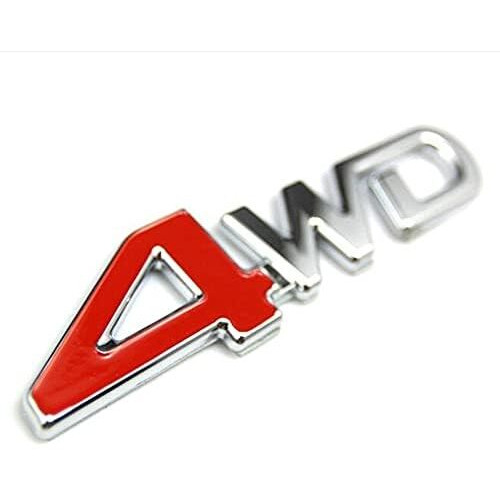 Incognito 4Wd Logo Sticker For All Cars, Metal (Silver)