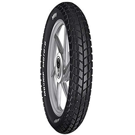 Mrf Mogrip Moto-D 90/100-10 53J Tubeless Scooter Tyre, Rear |Rim - 17 Inches| | Section Width - 90 Millimeters