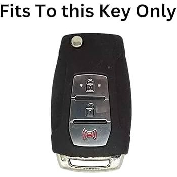 Shopoflux Metal Key Cover Compatible For Mahindra Xuv 300 And Alturas G4 Car 3 Button Flip Key (Pack 1)