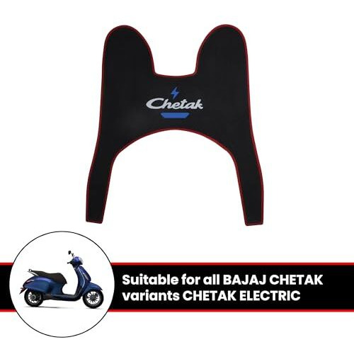 Grandbiker Electric Scooter Rubber Foot Mat Compatible With Ev Chetak (Black)