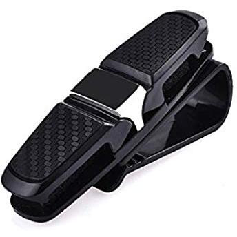 Auto Hub Sunvisor Car Sunglasses Holder Clip For Car Sun Visor - Glasses Clip - Black