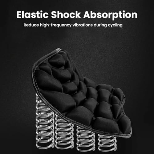 Sthira Motorcycle & Bike Seat Cushions Set Of 2Pcs High-Density Memory Foam Bike Seat Covers With Eva 3D Breathable Anti-Skid Design For Enhanced Comfort Bike Seat Universal Fit For All Motorbikes