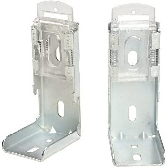 Fapbadri Bracket/Holder/Clamp For Zebra Blind/Day And Night Blind, Used For Wall Mounting Or Ceiling Mounting, Screws & Wall Plugs Included - 2 Pieces