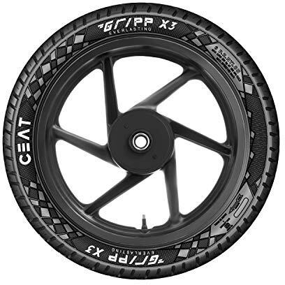 Ceat Gripp X3 Tt 3.00-17 50P Tube-Type Bike Tyre, Rear (105851)