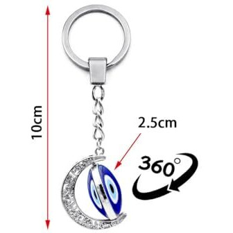 Sphinx Evil Eye Keychain  Protective Amulet For Good Luck, Car & Home Decor, Shields Negative Energy, Handcrafted Spiritual Charm, Unique Gift, Stylish Accessory- (Key Chain, 1)