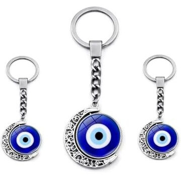 Sphinx Evil Eye Keychain  Protective Amulet For Good Luck, Car & Home Decor, Shields Negative Energy, Handcrafted Spiritual Charm, Unique Gift, Stylish Accessory- (Key Chain, 1)