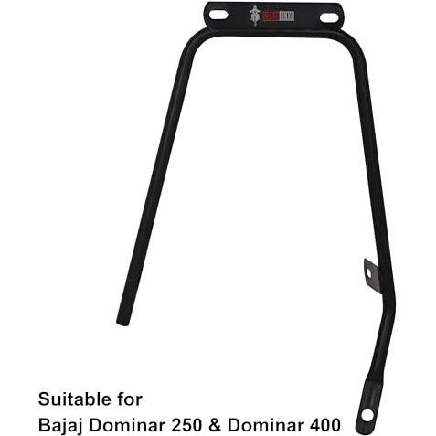 Grandbiker Front Fender Number Plate Holder For D.O.M.I.N.A.R 400 Bs4 (Black) (Front Fender -Dnr 400)