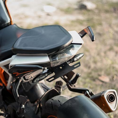 MotoaggrandizeCompact Tail Tidy/Fender Eliminator For Ktm Duke 125 | 200 | 250 | 390 [Gen 2] | Color Matte Black [Compatible With Small Number Plates]