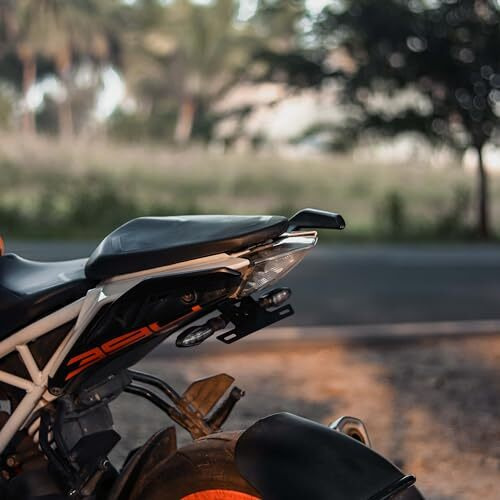 MotoaggrandizeCompact Tail Tidy/Fender Eliminator For Ktm Duke 125 | 200 | 250 | 390 [Gen 2] | Color Matte Black [Compatible With Small Number Plates]