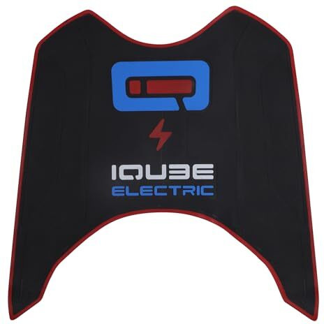 Grandbiker Iqube Rubber Floor Mat I Anti Skid Backing Foot Mat Compatible With Iqube Electric Scooter, Multicolour