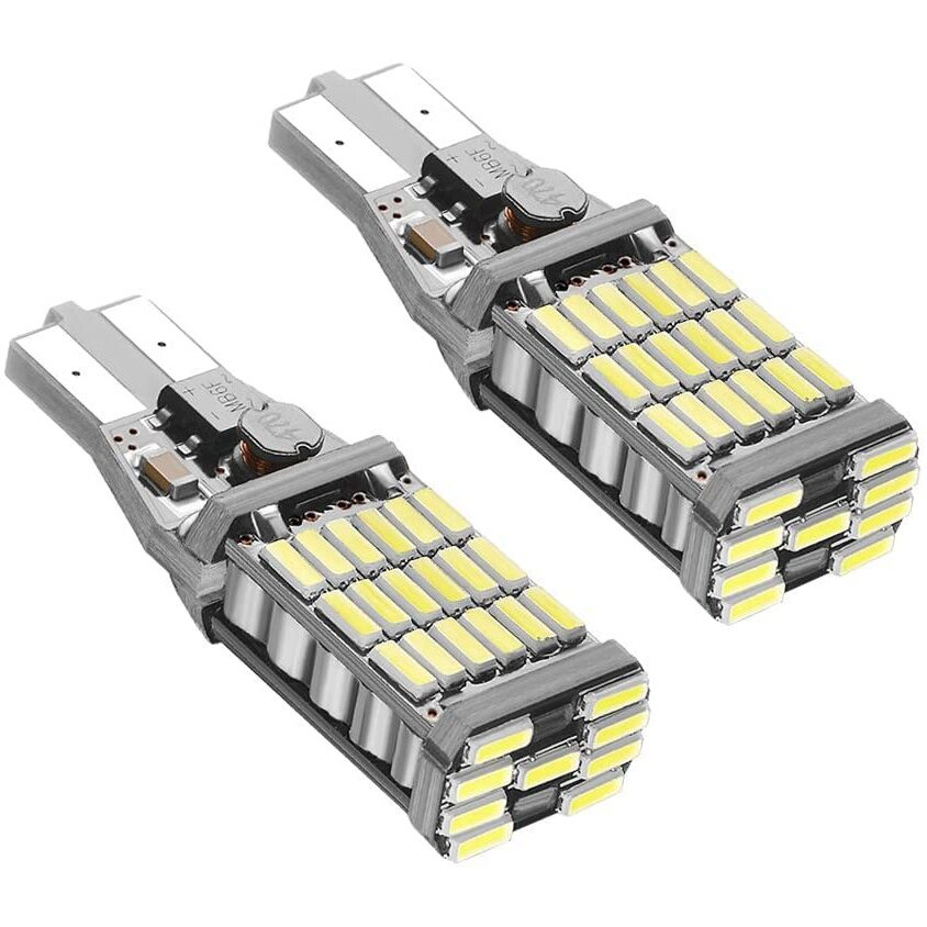 Automaze T15 W6W 912 921, Led Light For Car Truck Backup Reverse Lights, Canbus Error Free, 2000 Lumen 4014 Chipset 45 Smd | White