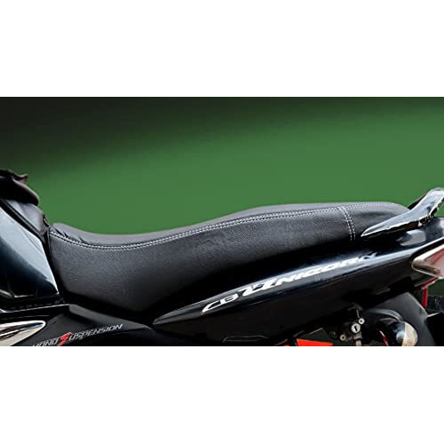 Sahara Seats Cushion Cooling Seat Cover For Comfortable Rides (Black) (Cb Unicorn), Pack Of 1 Faux Leather