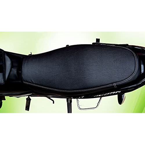 Sahara Seats Cushion Cooling Seat Cover For Comfortable Rides (Black) (Cb Unicorn), Pack Of 1 Faux Leather