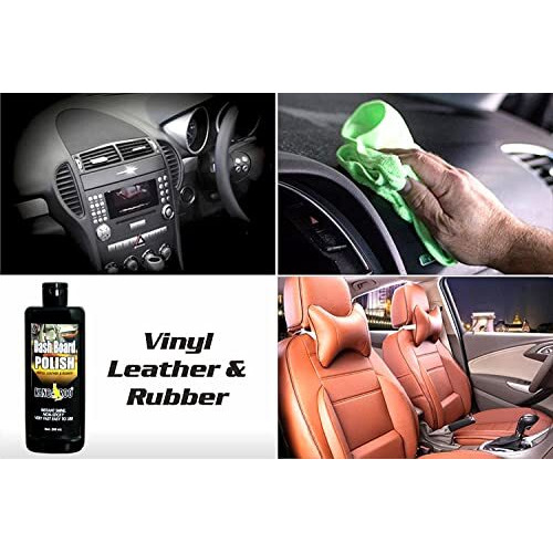 Kangaroo Car Care Kit (Tyre Dresser + Car Polish + Dashboard Polish + Scratch Remover) With 3 Sponge And 1 Micro Fiber Towel Total Your Car Care Pack