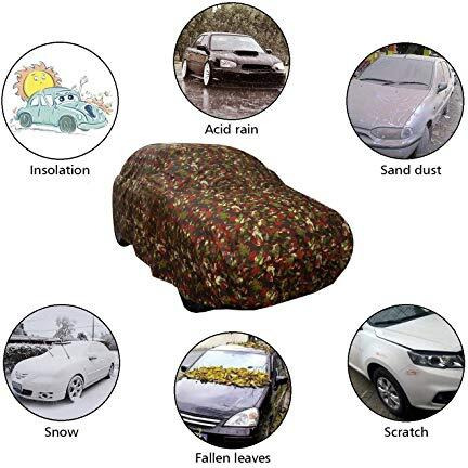 Auto Hub Maruti Ritz Car Cover Waterproof/Ritz Cover Waterproof/Ritz Car Cover/Car Cover Ritz Waterproof/Ritz Cover/Car Cover Ritz Car Cover (Jungle Look)