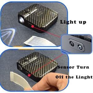 Automaze 3Rd Generation Infra-Red Car Door Light Logo Projector Wireless Led Car Courtesy Light Welcome Logo Shadow Ghost Compatible For Batman