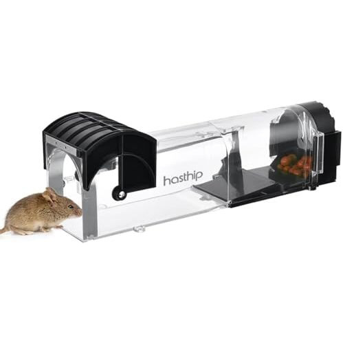 Hasthip Rat Trap Cage For House Garden Patio, 32 Cm Humane Mouse Trap Cage, Reusable Enlarged Smart Rat Catcher And Rodent Trap For Mice, Pets, Rodents
