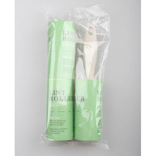 House Of Quirk Lint Rollers Brush Reusable Sticky Picker Cleaner Roller Easy-Tear Sheets Travel Pet Hair Lint Roller 10Cm Sheet Set Of 3 Rolls 180 Sheets, 60 Sheets Each Roll Lint Roller Remover.