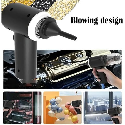 Powerful 3-In-1 Vacuum Cleaner For Car & Home  Compact, Cordless, Wet & Dry, Blower Function, Mini & Portable For Sofa, Dust, And Deep Cleaning - Portable Vacuum Cleaner For Car, Bike And Sofa