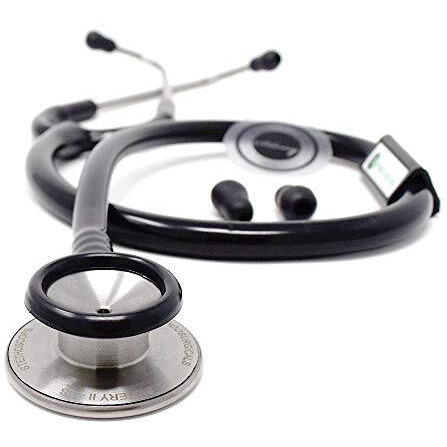 Is Indosurgicals Silvery Ii-Ss Stethoscope (Black)