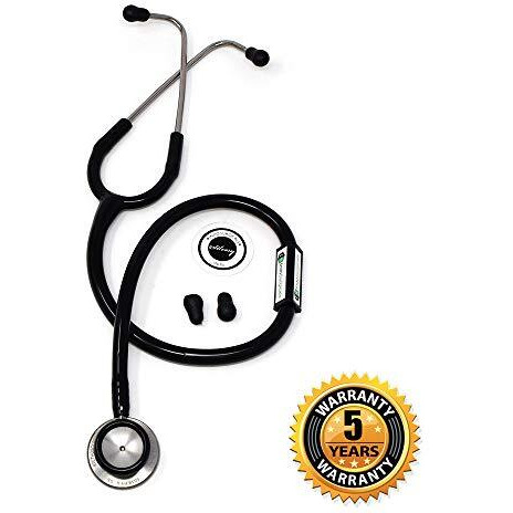 Is Indosurgicals Silvery Ii-Ss Stethoscope (Black)