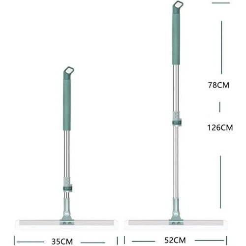Gkn Heavy Duty 50 Inch Magic Broom Silicon Floor Wiper 180 Degree Rotating Squeegee Broom For Cleaning Silicon Rubber Floor Scrubber For Home Garage Bathroom Tile Marble Glass Window Cleaning