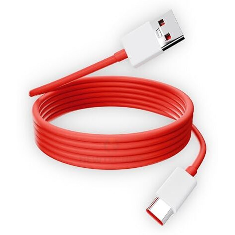 Newtechno Oneplus Compatible Warp/Dash Usb Type-C Fast Charging Charger Cable Compatible For One-Plus 12/12R/11/11R/10Pro/10R/10T/9Rt/9R/8R/8T/8/8Pro/7Pro/7T/7T Pro/Nord/7/6T/6/5T/5/3T/3/Nord Ce3/Ce4