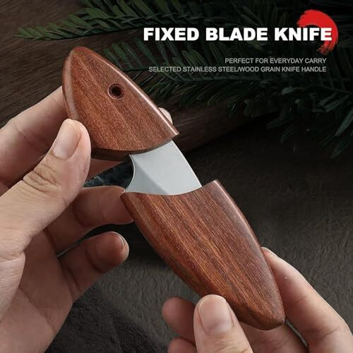Kneefcy Small Knife Fixed Blade Knife For Men With Sheath Box Cutter Knife, Edc Pocket Knives For Cutting Small Vegetables, Fruitsgift For Men And Women