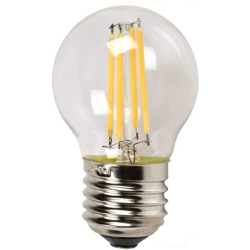 Desidiya Edison Tungsten Filament Round Antique Glass G45 Light Bulbs Pack Of 1 Vintage Base E27 Bulb Yellow Light For Home Decoration Living Room/Hall/Balcony/Restaurant Bar Lighting