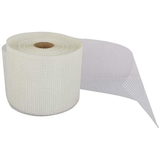 Himanshu Factory Fiber Glass Mesh 145 Gsm (H)6 Inch X (L)50 Meter Fiber Mesh For Plastering, For Waterproof Of Roof/Crack Patch/Wall Repair/Fiber Wall Coating Contains Glass Fiber (Pack Of 1)