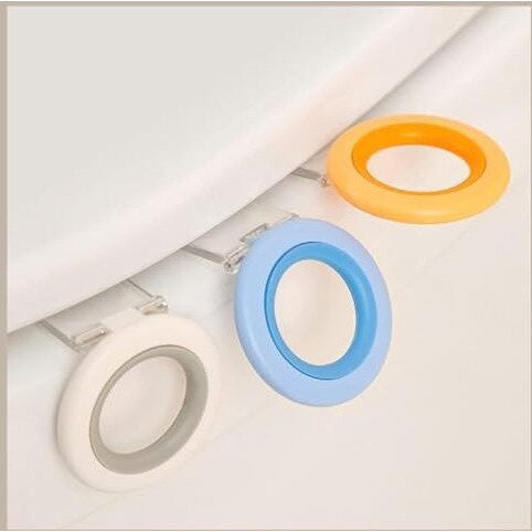 Jaimin Creation (Pack Of 2) Toilet Seat Lifter Self-Adhesive Toilet Seat Holder With Double Tape Toilet Seat Lifter Handle Clip Water Closet Toilet Lifter Avoid Direct Contact