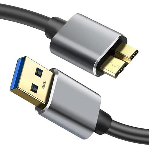 Rts Portable External Hard Drives Disk Hdd Usb 3.0 Cable Upto 5 Gbps Data Transfer Converter Cable Gold-Plated Compatible With Wd Seagate Samsung Sony Hp Toshiba Hitachi Transcend Sony Desktop Laptop