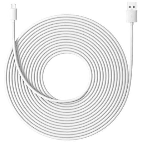 Zorbes 16.4Ft Micro Usb Extension Cable Long Extension Cable For Security Camera Extension Charging Cableextension Cable Compatible With Mi 360 Home Security Camera, Micro Usb Enabled Devices