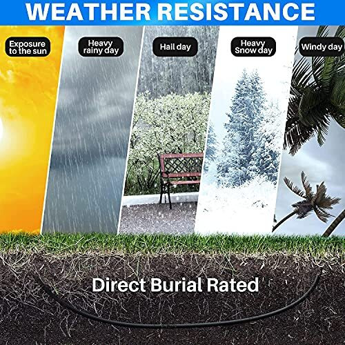 Fedus 10 Meter Heavy Duty Outdoor Cat6 Cable Weatherproof/Uv Resistant 10000Mbps Ethernet Cable Suitable For Direct Burial Installations Ethernet Patch Lan Cable,Internet Cable Network Cord D-Gray