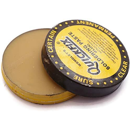 Electronic Spices Quickfix Solder Paste Flux Brown Rosin-Rich Paste Pack Of 2, (50+50100Gram)