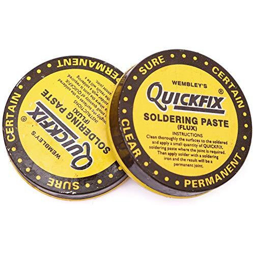 Electronic Spices Quickfix Solder Paste Flux Brown Rosin-Rich Paste Pack Of 2, (50+50100Gram)