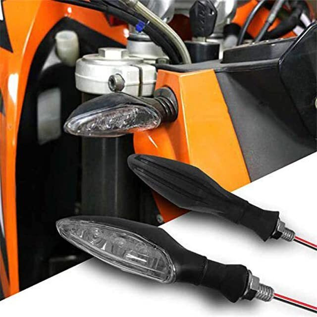 Eltron Turbo Ktm Turn Signals Indicator Light Blinker Yellow Light Compatible For Ktm 125/200/250/390 Duke Rc (Pack Of 4) | Halogen