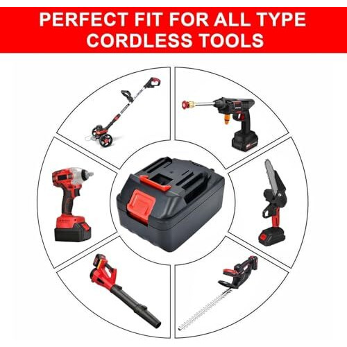 Varisty 48V Max Li-Ion Battery New Cordless Compact Power Tool Batteries All Cordless Power Tools Like Cordless Car Washer, Cordless Drill Machine (48V Max Power Link System)