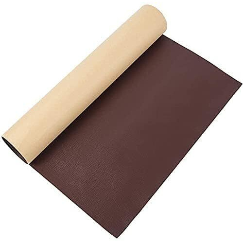 Piboku Brown Self-Adhesive Genuine Leather Repair Patch  30 X 60Cm Durable Leather Sheet For Sofa, Couch, Furniture, Car Seats, And Jackets  Waterproof Diy Upholstery Repair Tape