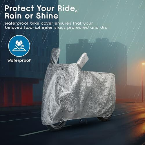 Enew Waterproof Scooty Cover Lab-Tested | Protection With Dust, Scratch, And Uv Shield For All Two-Wheelers